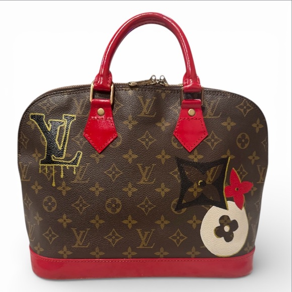 Louis Vuitton Alma Custom Art on Luxury - Picture 3 of 5